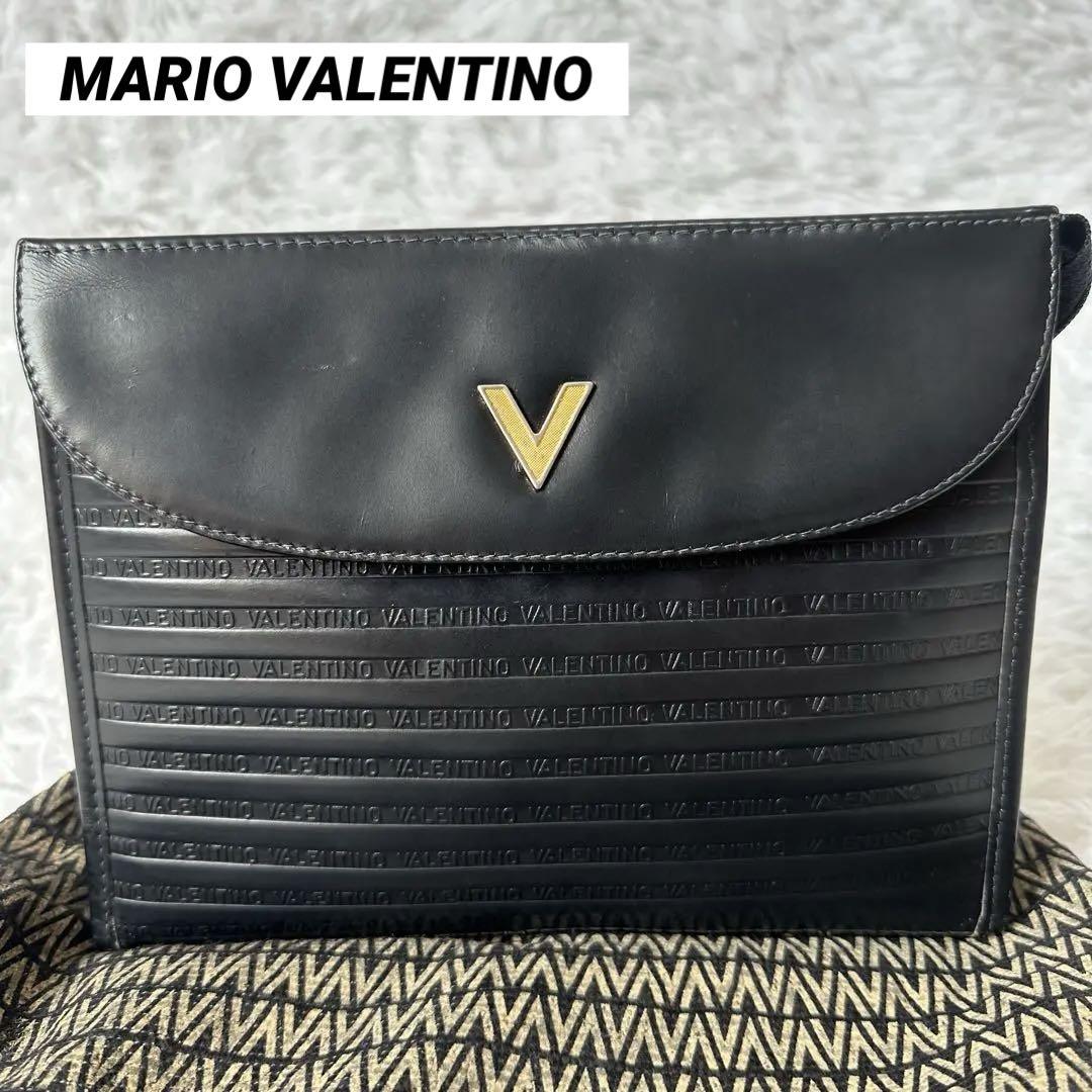 MARIO VALENTINO - 新品！マリオバレンチノ 黒 クラッチバッグ
