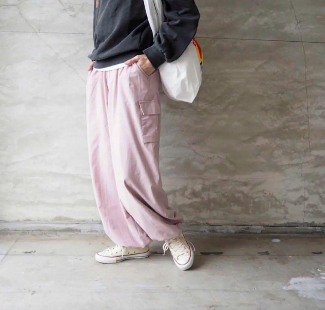 ［新品］Ungrid ナイロン混ミリタリールーズパンツ アングリッド