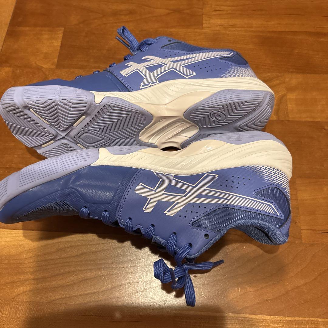 ASICS バドミントンシューズ 青