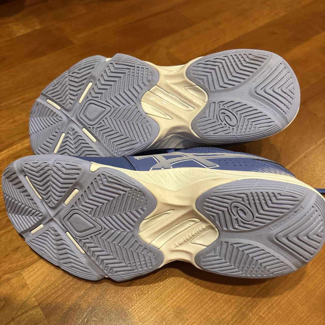 ASICS バドミントンシューズ 青