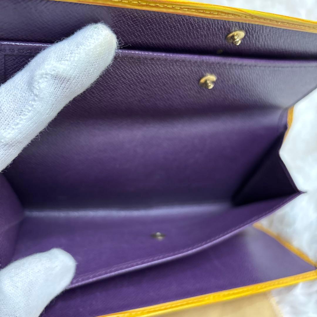 【美品】ルイヴィトン エピ ポルトトレゾール インターナショナル イエロー 【美品】ルイヴィトン エピ ポルトトレゾール インターナショナル イエロー