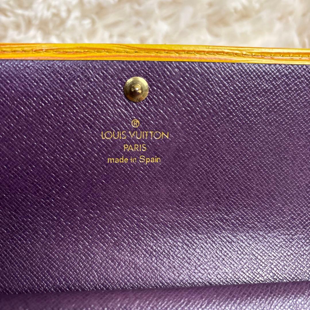 【美品】ルイヴィトン エピ ポルトトレゾール インターナショナル イエロー 【美品】ルイヴィトン エピ ポルトトレゾール インターナショナル イエロー