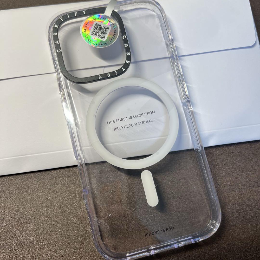 CASETiFY iPhone16pro クリアケース MagSafe対応