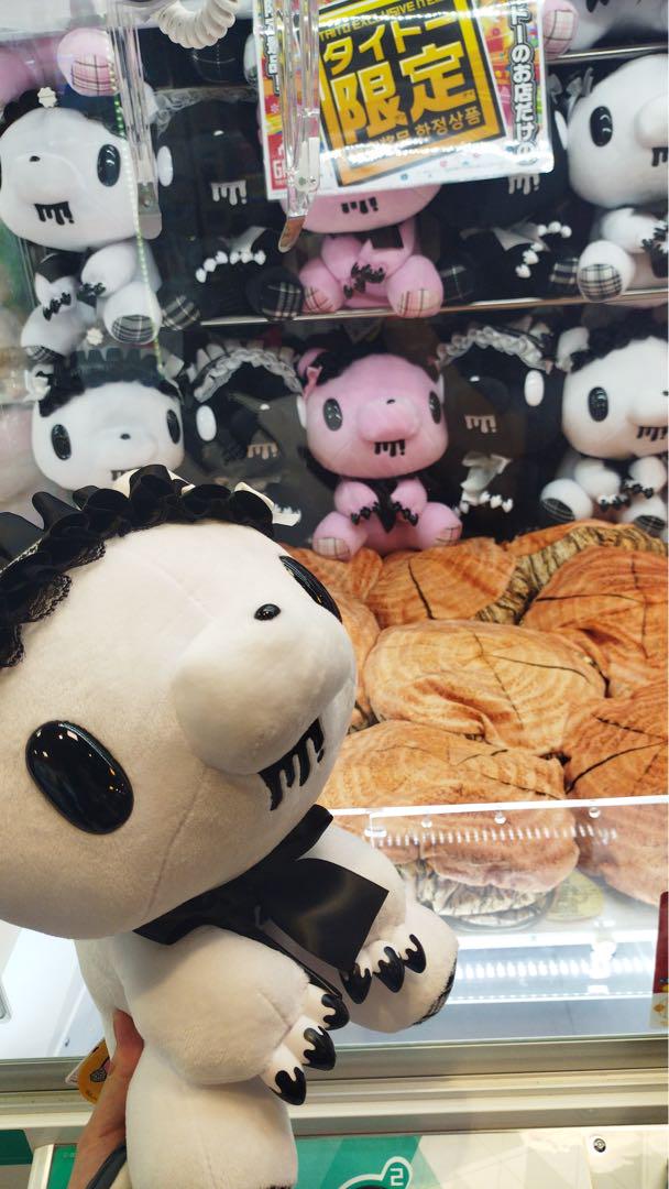 チャックスGP グルーミー ぬいぐるみ head dress モノホワイト