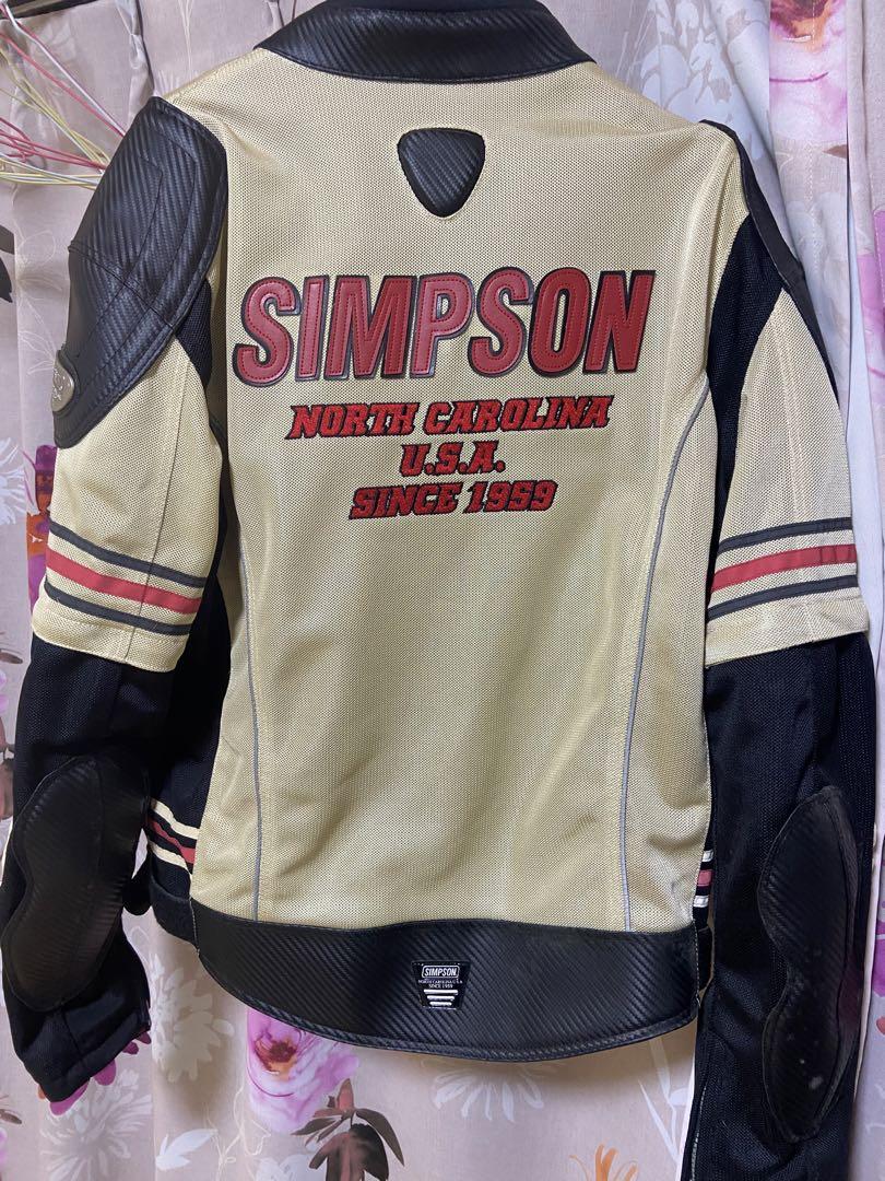 chaaaan☞★ 　SIMPSON メッシュジャケット プロテクター装備
