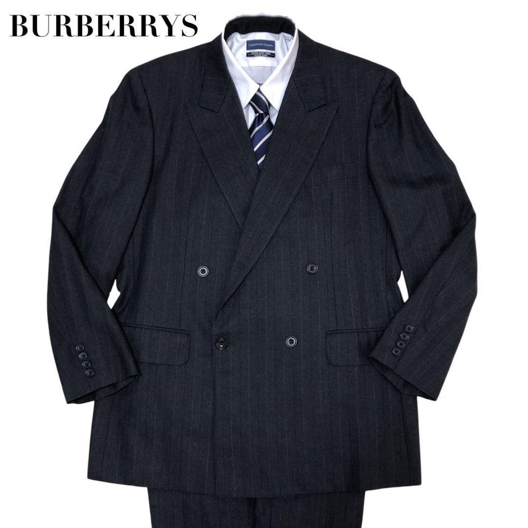 【美品】Burberrys バーバリー ダブルブレスト スーツ上下 セットアップ