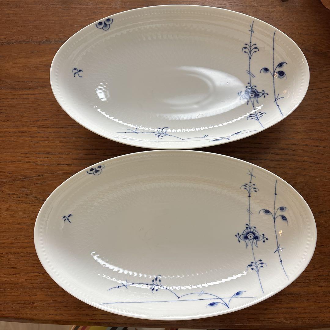 ロイヤルコペンハーゲン　カレー皿　楕円形　2枚セット