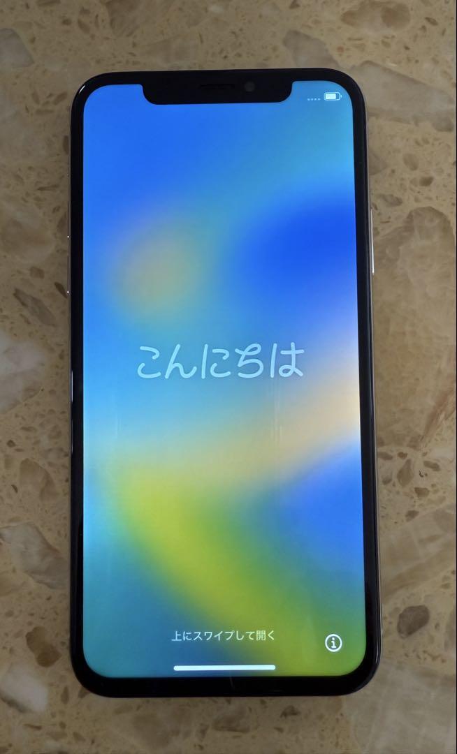 iPhone X 64G 86% SIMフリー　カバー付き