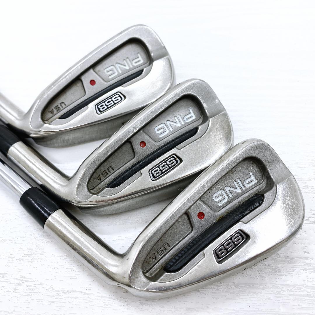 【希少】PING S58 ピン 赤ドット アイアンセット メンズ 5本