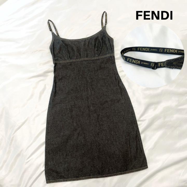 フェンディ FENDI 総柄キャミソール フェンディ FENDI 総柄キャミソール