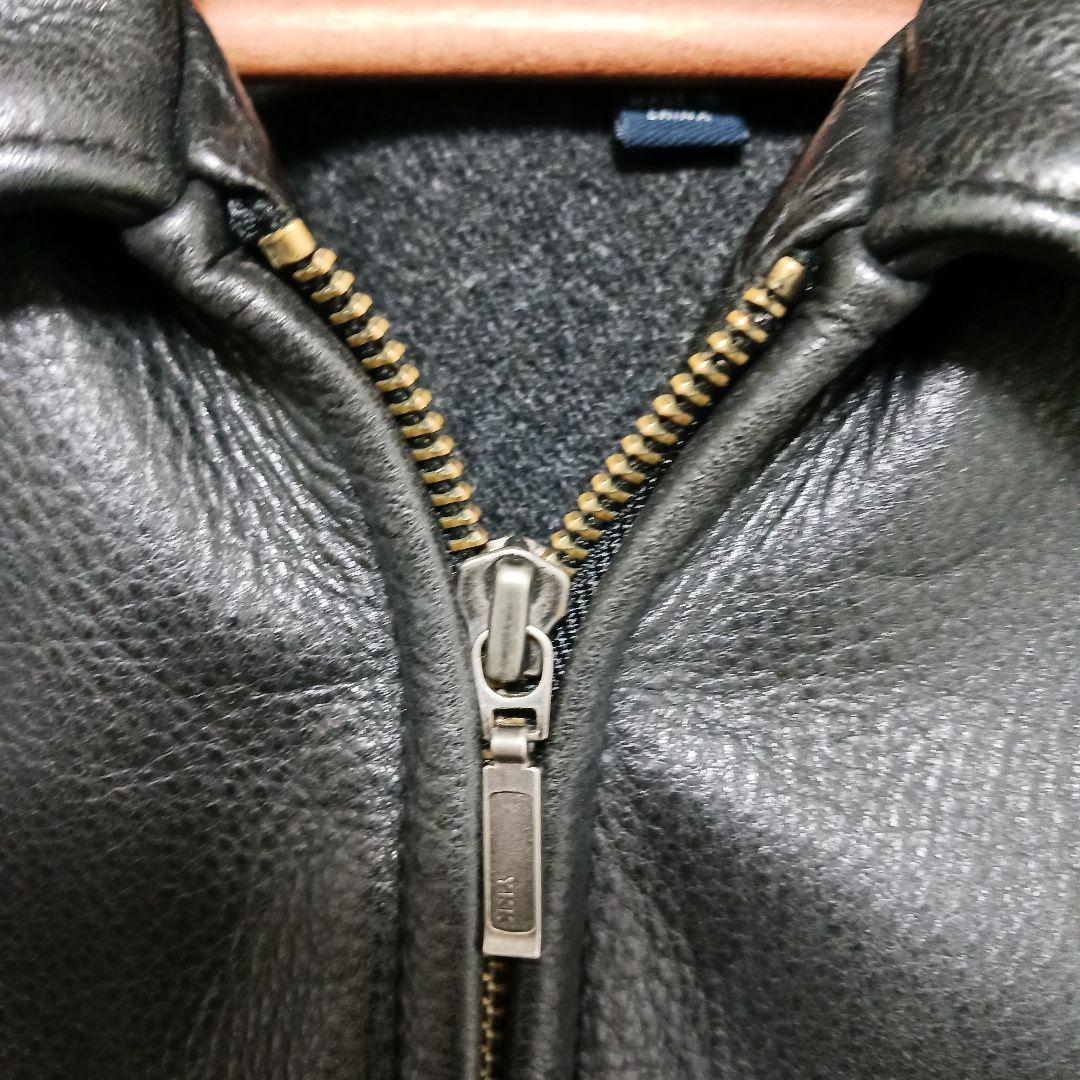 Brooks Brothers ブラックレザージャケット