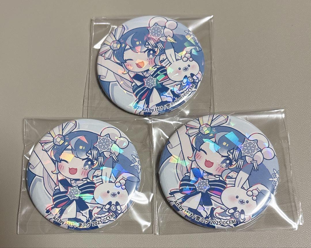 雪ミク2025 ランダムキラキラ缶バッジ SNOW MIKU 缶バッジ