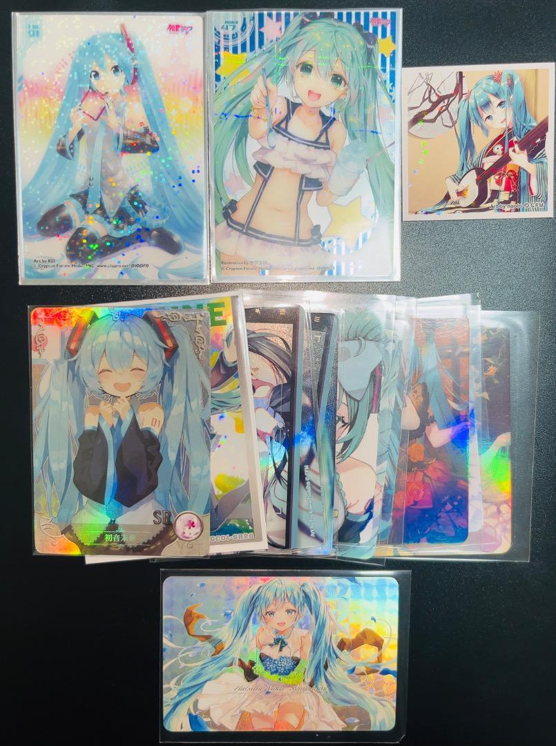 2024春夏の新作初音ミク ACGカード クリアカード ステッカー まとめ売り新作の店舗