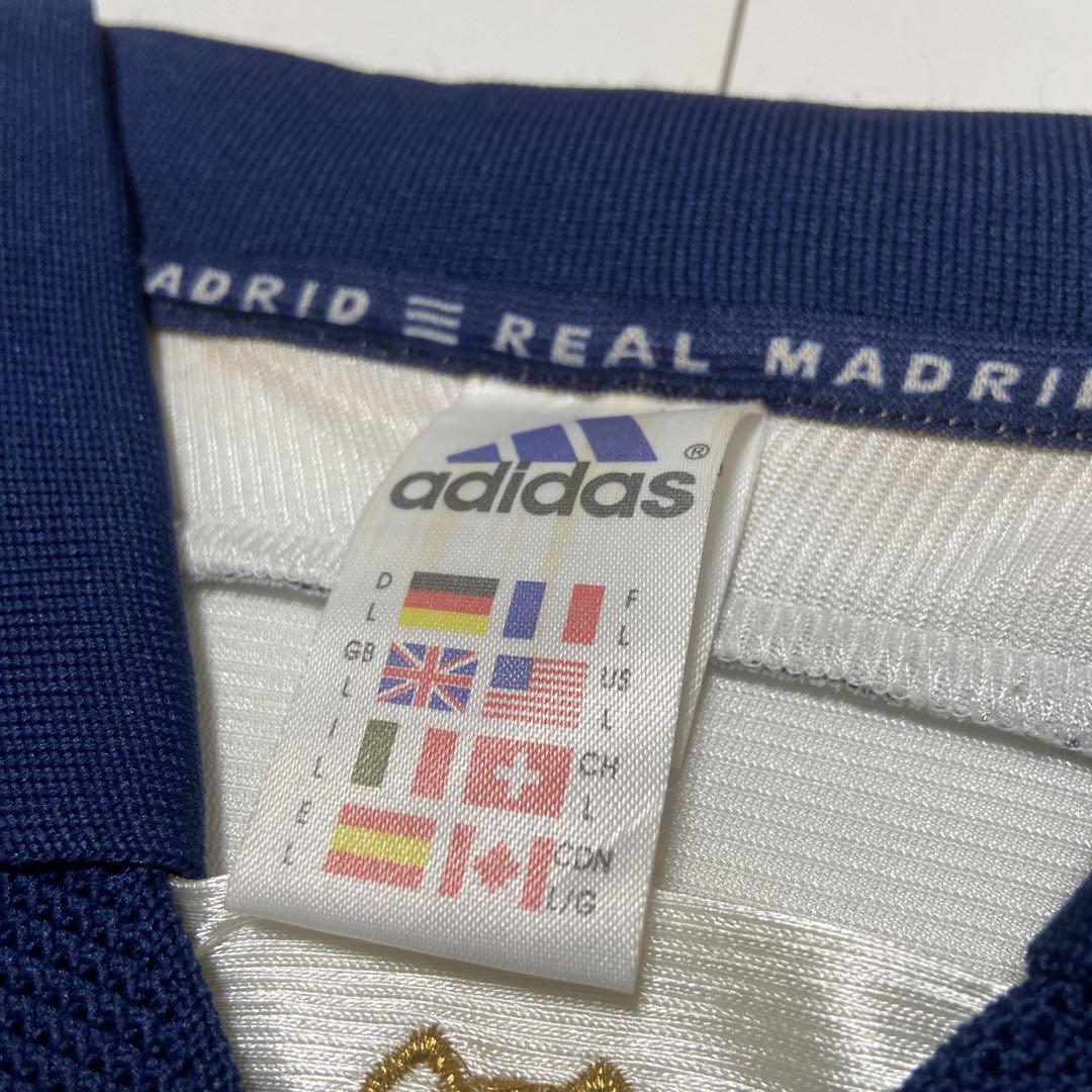 adidas レアルマドリード 98/99/00 ホームユニフォーム Lサイズ adidas レアルマドリード 98/99/00 ホームユニフォーム Lサイズ