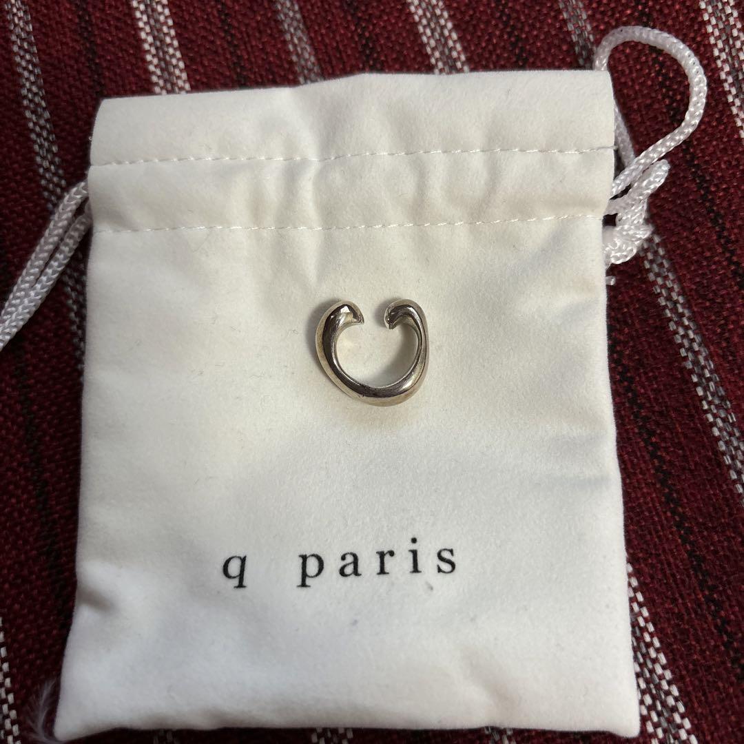 q paris キューパリ　イヤーカフ　シュー　マリオン　シルバーピンクゴールド
