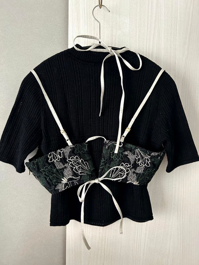 意図的な 商品 MURRAL Quartz embroidery ビスチェ ベスト SIZE MURRAL