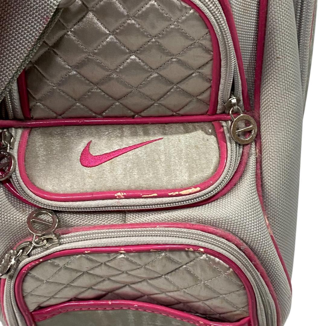 NIKE GOLF ナイキ ゴルフ キャディケース シルバー ピンク ゴルフ