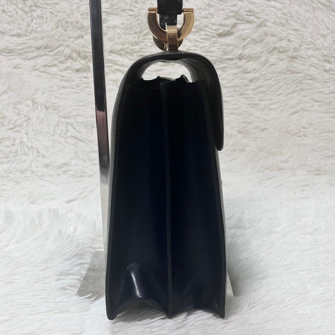 美品✨GUCCI オールドグッチ ハンドバッグ カーフレザー GG ターンロック