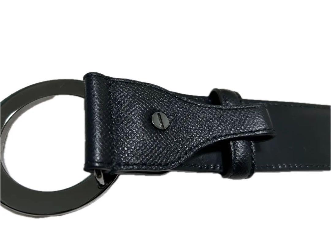 ブルガリ 本革 レザー 黒 ブラック BVLGARI 38955