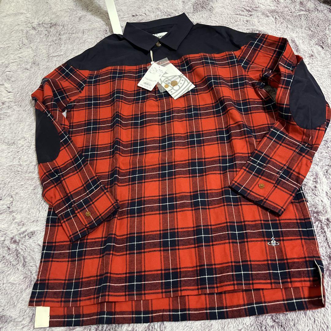 Vivienne Westwood MAN 新品 オーブ刺繍 チェック シャツ