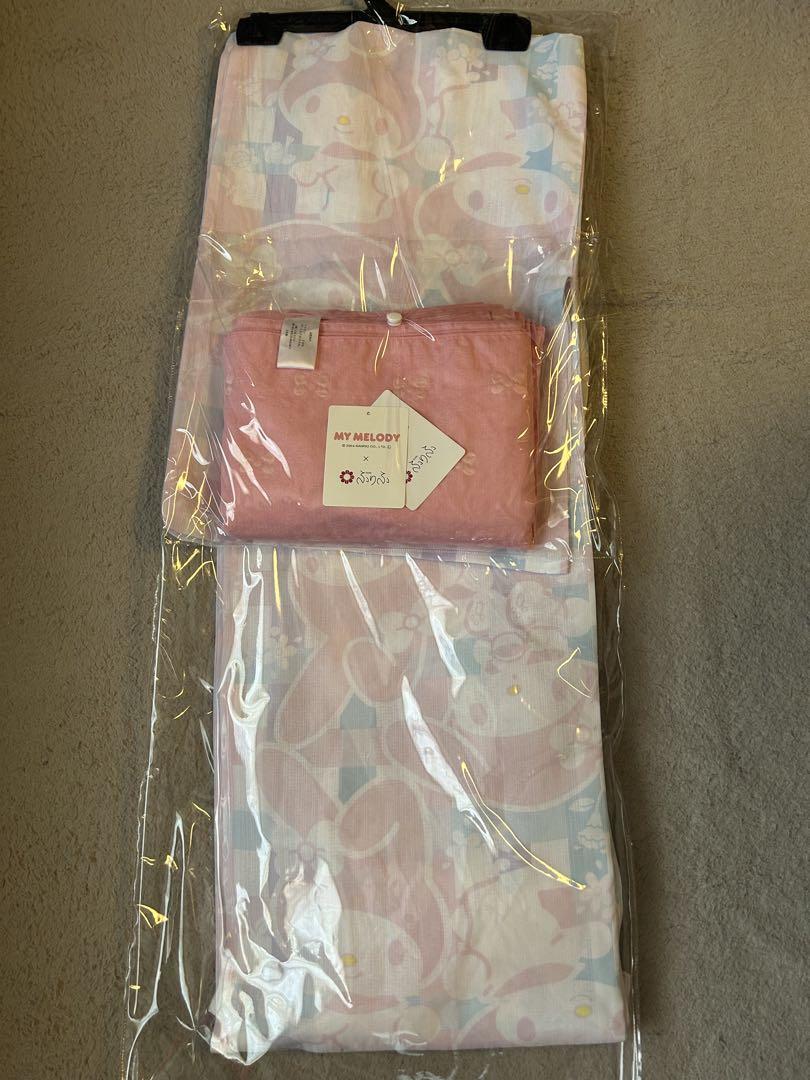 ふりふ　MY MELODY 浴衣・帯セット ピンク
