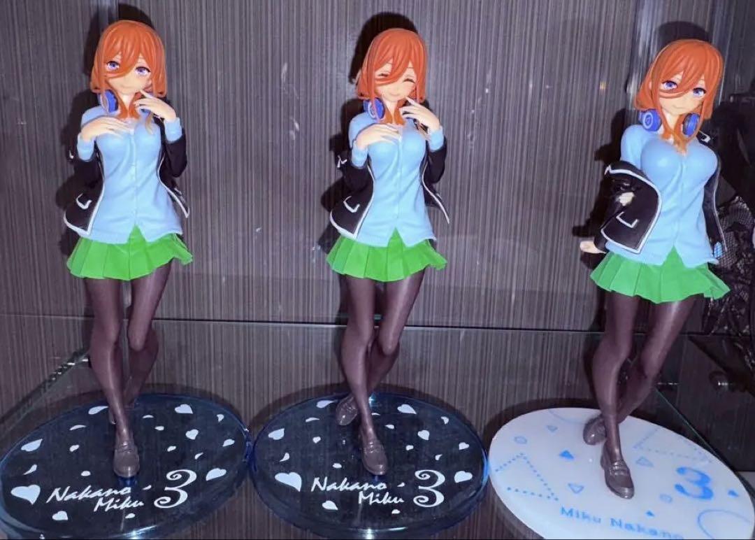 【開封品箱無し】五等分の花嫁 中野三玖 1番くじフィギュアプライズ品 まとめ売り