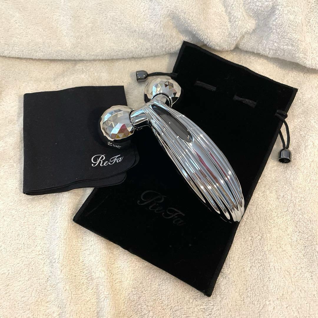 ReFa リファカラット 美顔ローラー シルバー 専用ポーチ付き