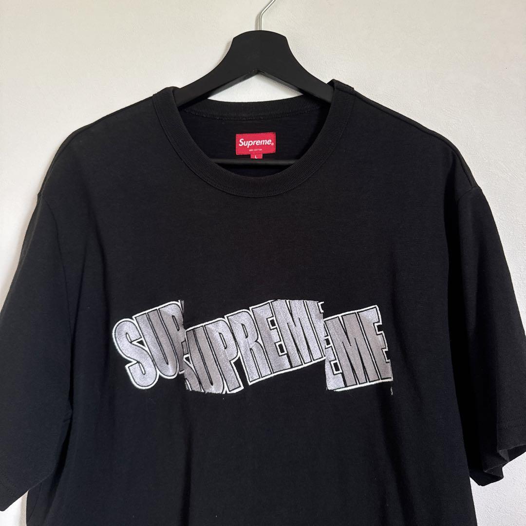 美品‼️ Supreme ロゴ Tシャツ L ブラック