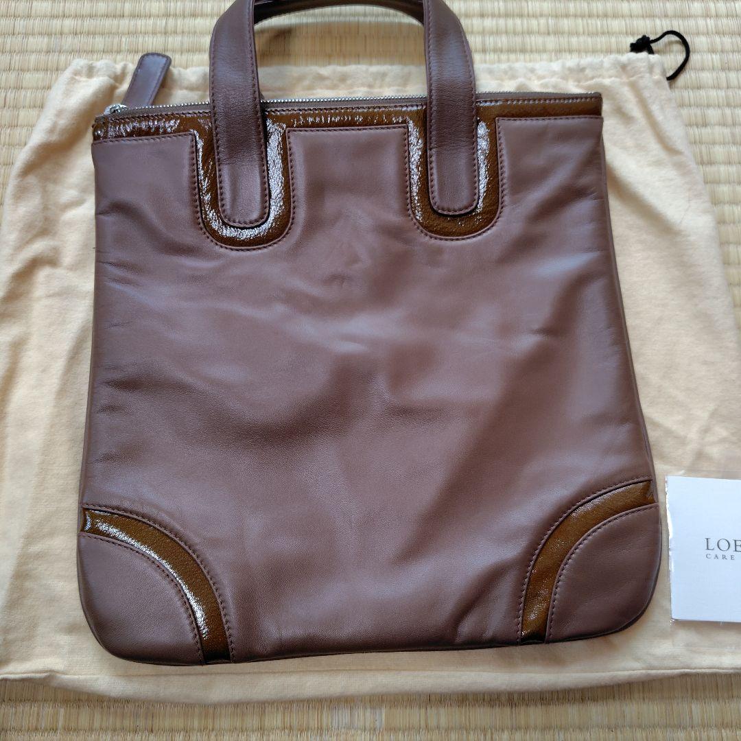LOEWE ブラウン トートバッグ