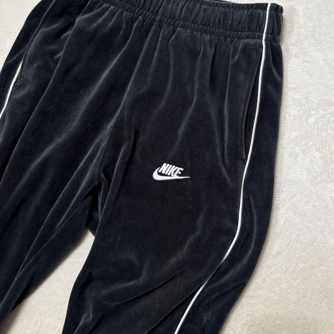 NIKE ナイキ ベロアセットアップ ブラック NIKE ナイキ ベロアセットアップ ブラック - メルカリ