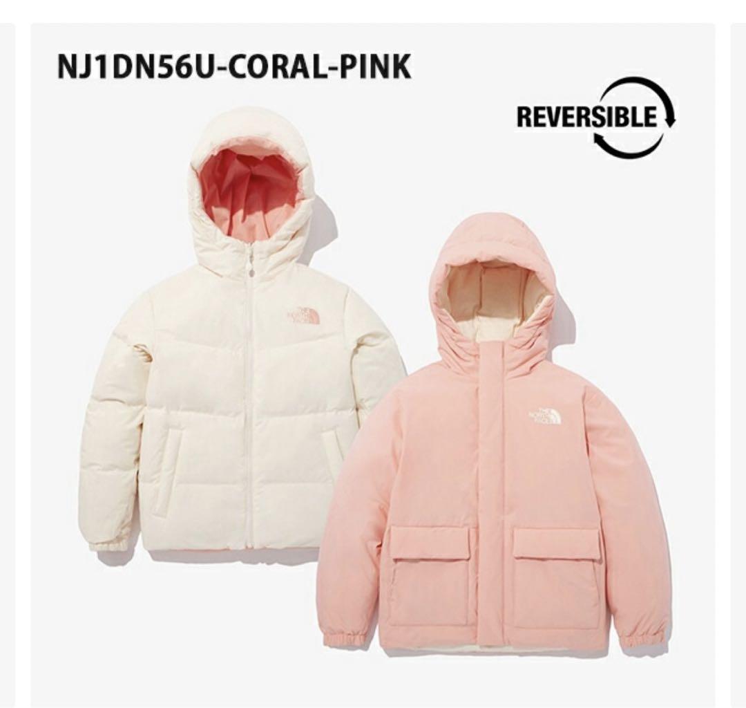 限定値下！美品THE NORTH FACE リバーシブルダウンジャケット　韓国