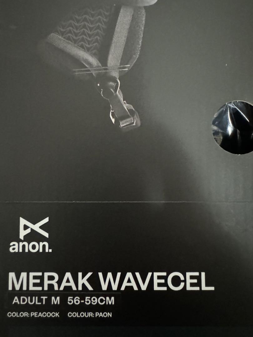 ANON MERAK WAVECEL M Peacock アノン ウェーブセル