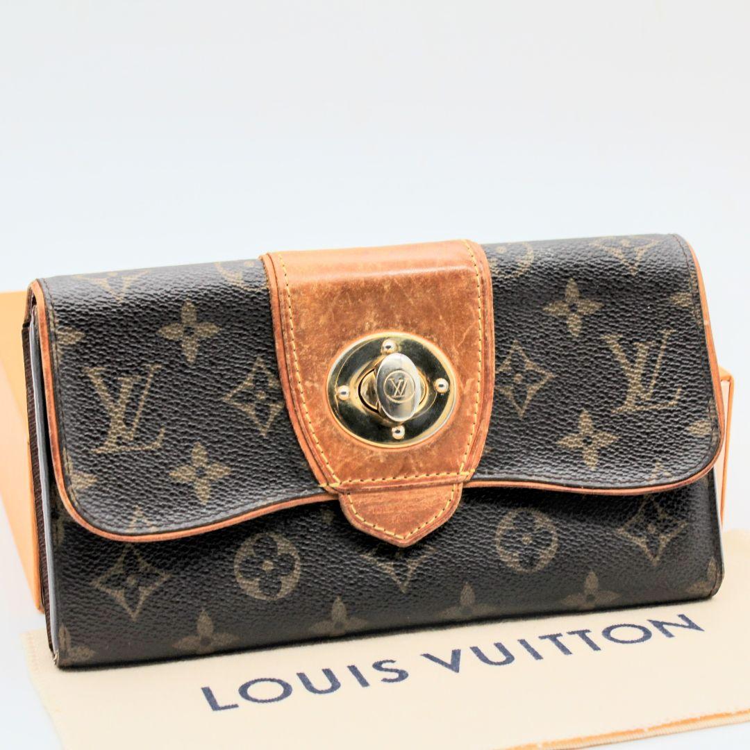 品 Louis Vuitton ポルトフォイユ ボエシ 長財布 ターンロックLOUIS VUITTON
