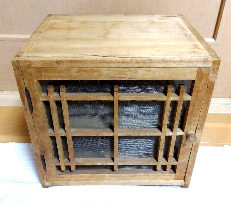 蝿帳　昭和レトロ　台所網戸棚　水屋
