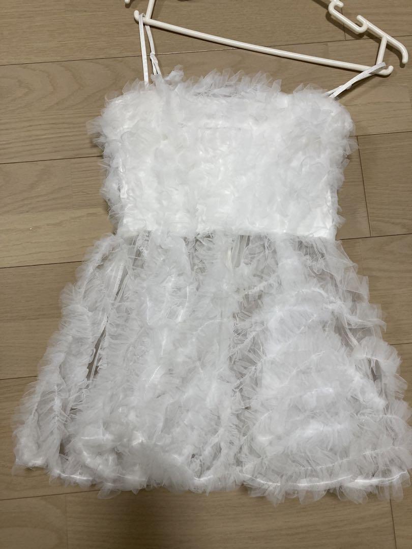 SNIDEL チュール刺繍ベアペプラムTOPS トップス