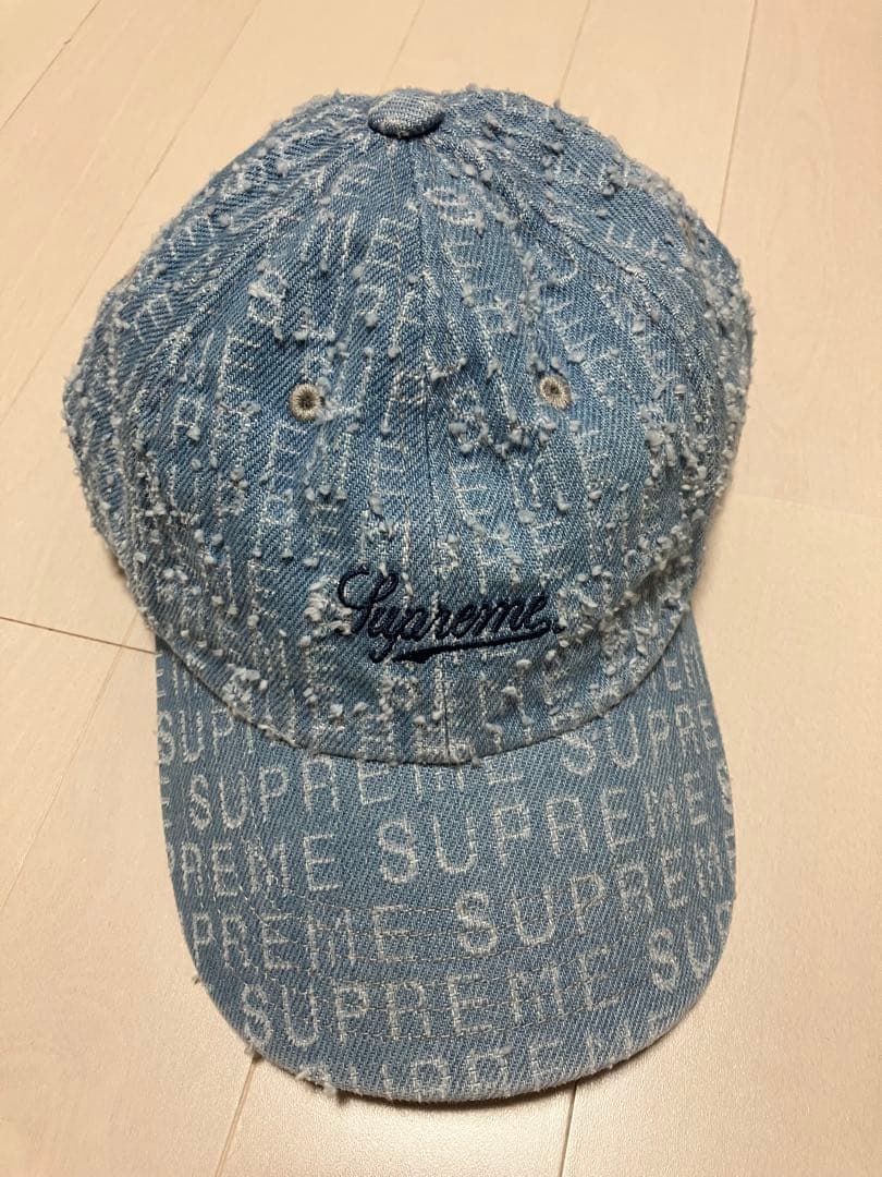 supreme needle punch denim 6-Panel