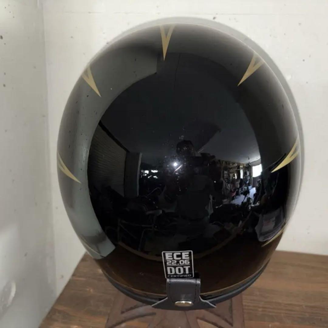 ド*ん様 新品☆Bell 500TXタイプ☆スキャロップジェットヘルメット☆tt
