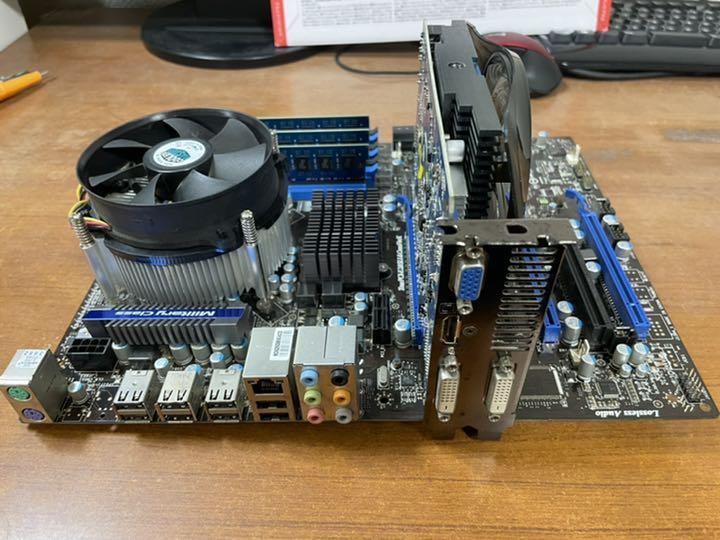在庫処分セール テ CPU i7+マザーボード+グラフィックボード+メモリー+CPUクーラー CPU