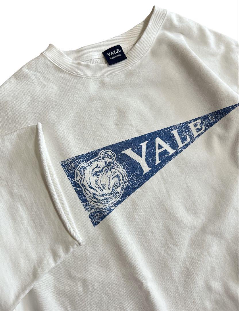美品 23SS FRAMeWORK YALE/BIG-TEEスウェット