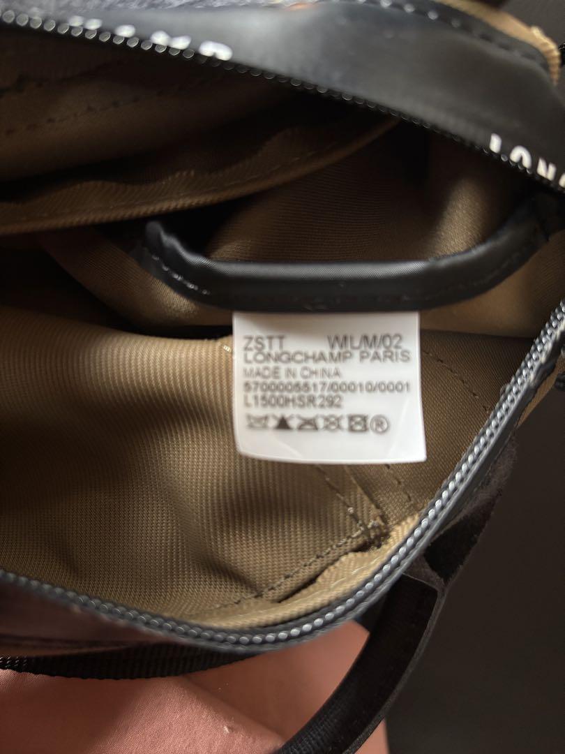 LONGCHAMP ナイロン レザー バッグ