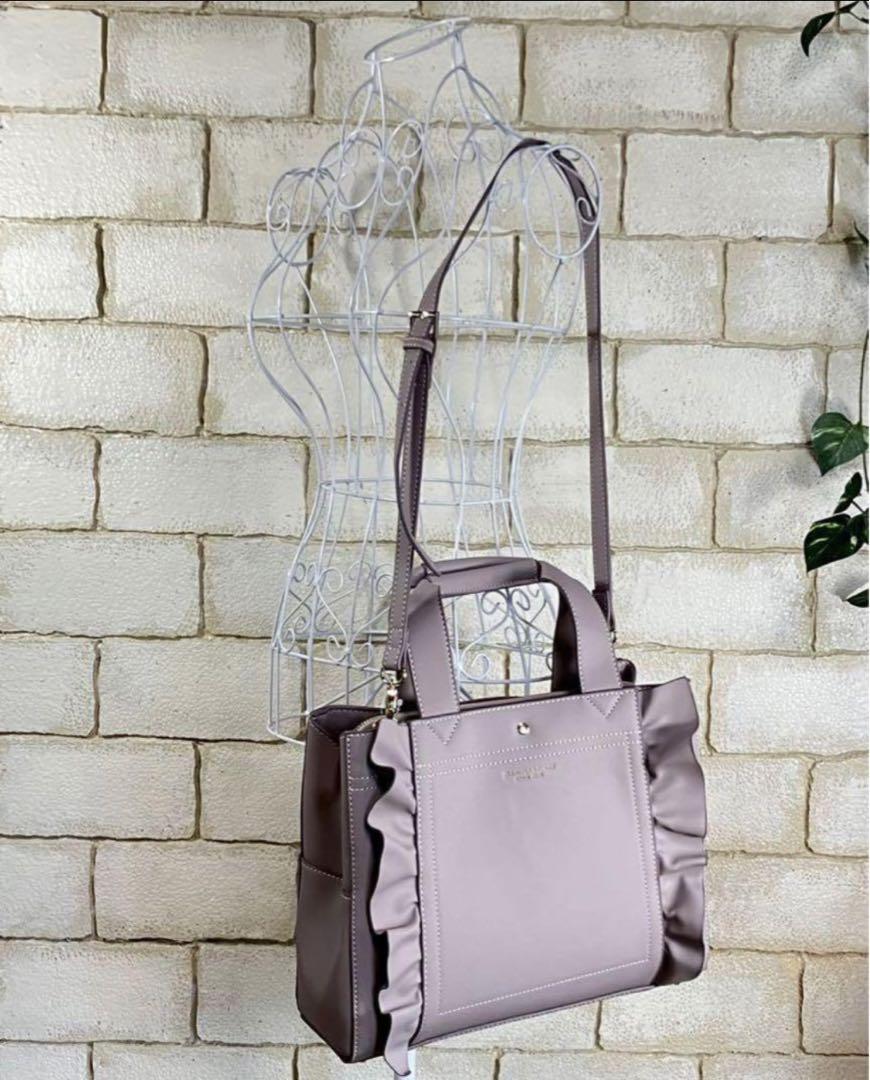 JILL by JILL STUART フリルバッグ ラベンダー JILL by JILL STUART フリルバッグ ラベンダー