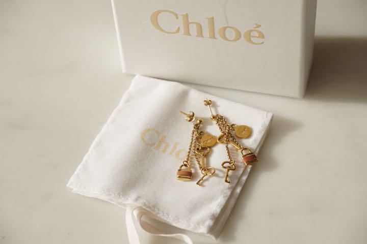 Chloe(クロエ) アクセサリー  ピアス　パドロック&キー