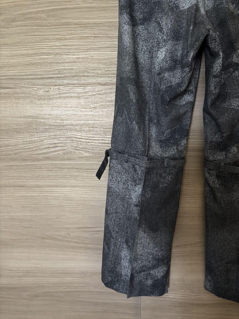 Tamme タム　パンツ　ブラック×グレー　モード 24SS