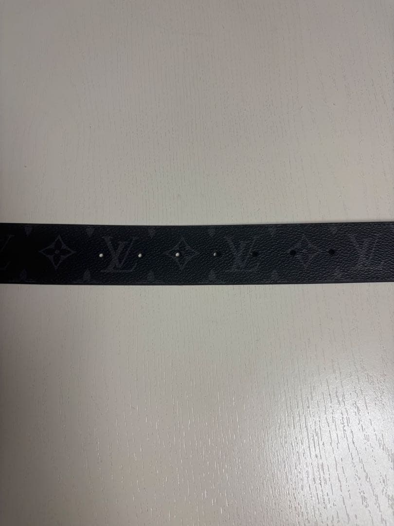 Louis Vuitton ブラック レザー ベルト 90|36LOUIS VUITTON MEDICALDB_JP