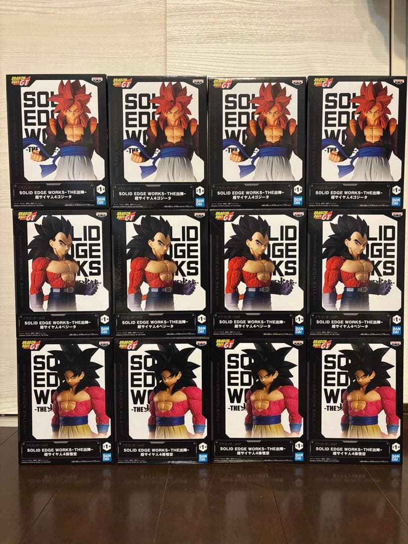ドラゴンボールGT THE出陣 超サイヤ人4 孫悟空 ベジータ ゴジータ 12体BANPRESTO