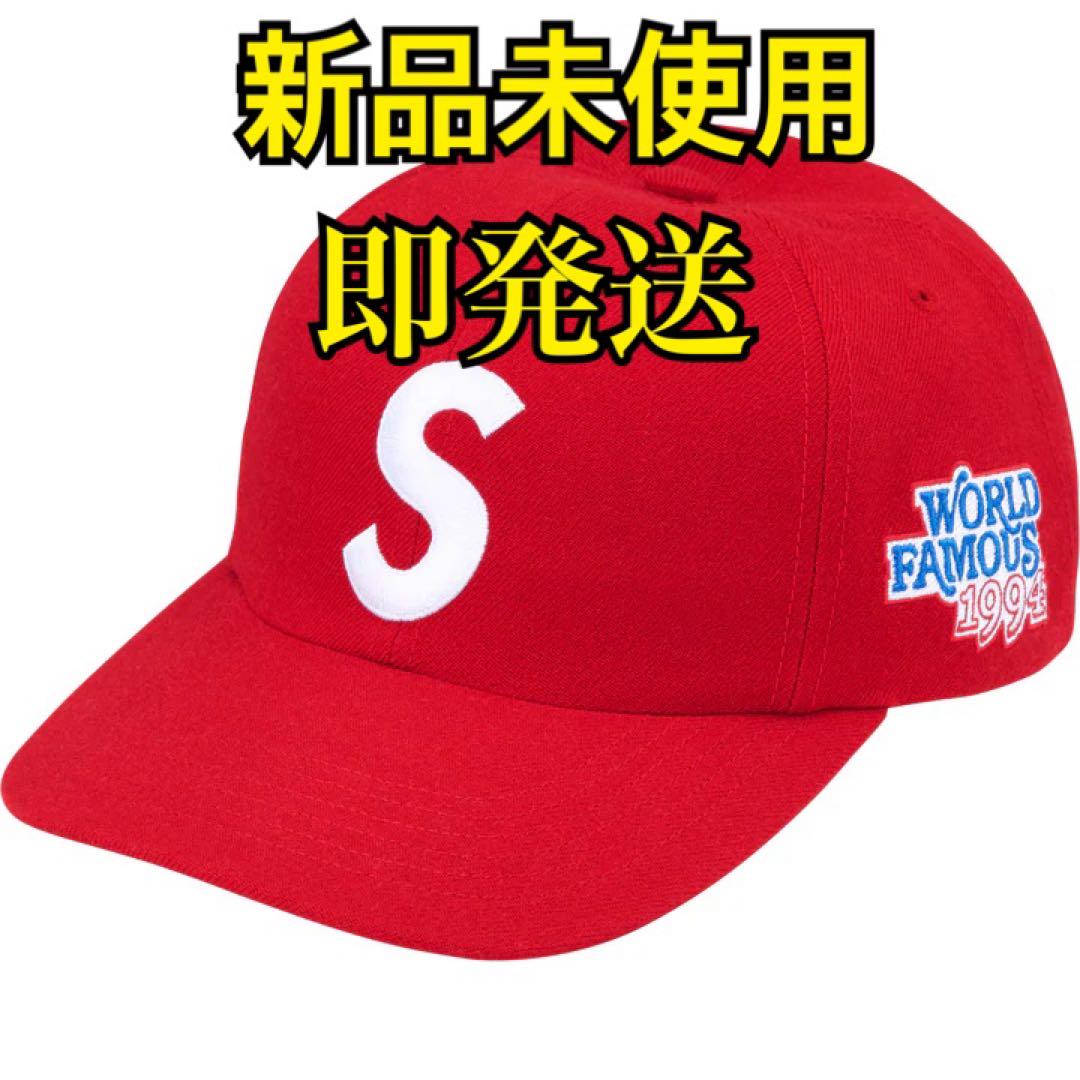 Supreme World Famous S Logo 6-Panel 赤