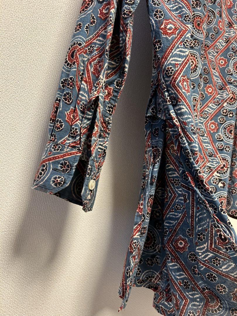engineeredgarments bandedcollarlongshirt
