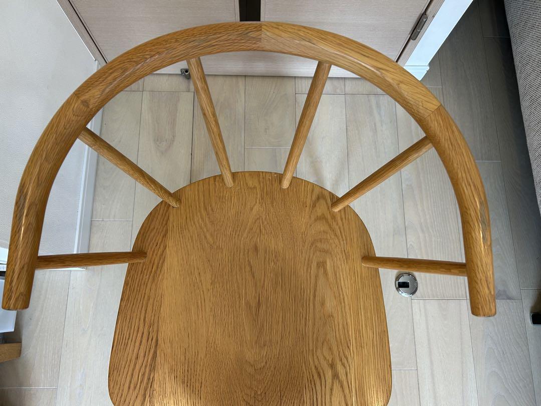 無印良品　ダイニングチェア　オーク材