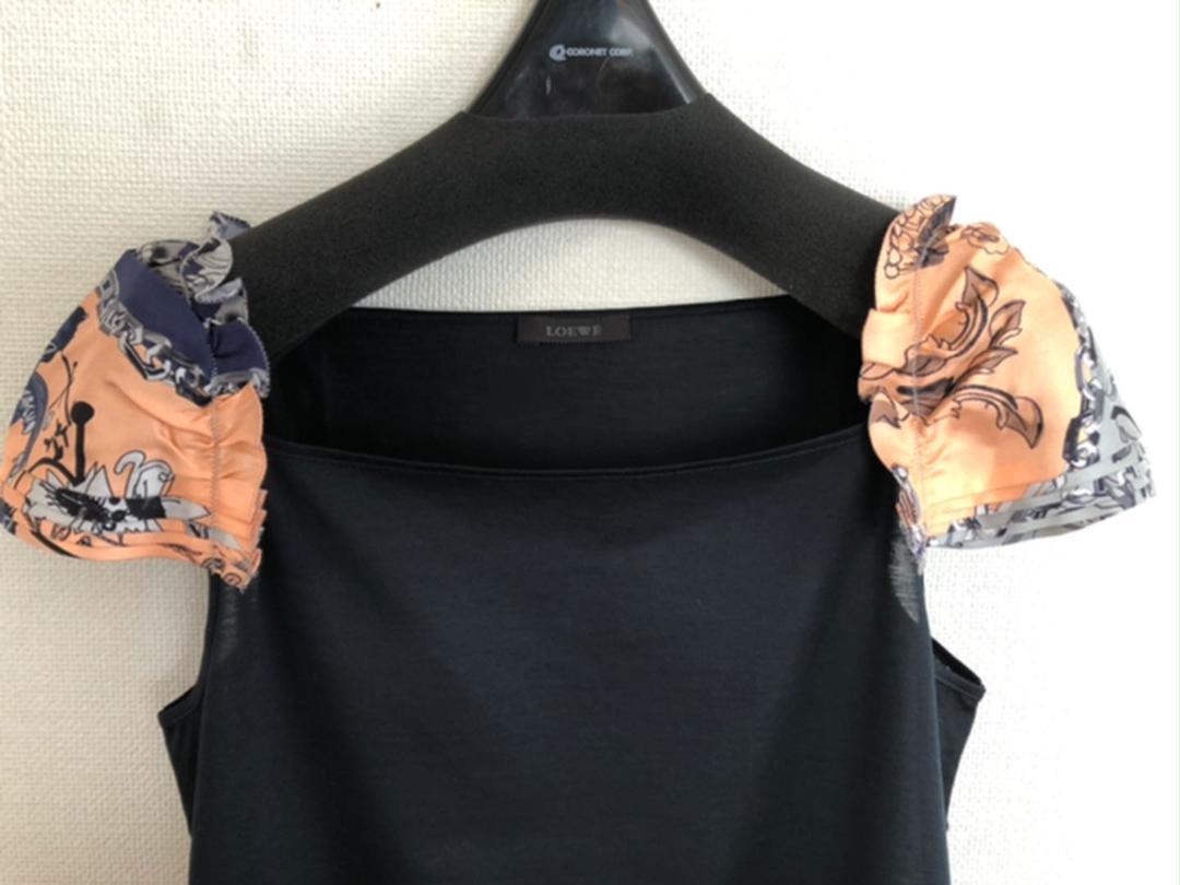 は自分にプチご褒美を 【新品】LOEWE☆ロエベ Tシャツ トップス 黒 は自分にプチご褒美を 【新品】LOEWE☆ロエベ Tシャツ トップス 黒