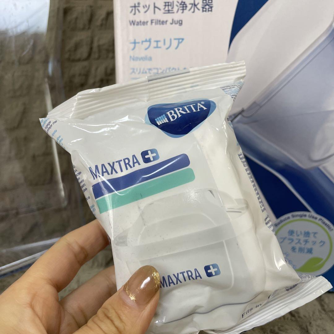 ブリタ 浄水 ポット 1.3L ナヴェリア ホワイトメモ ポット型 浄水器